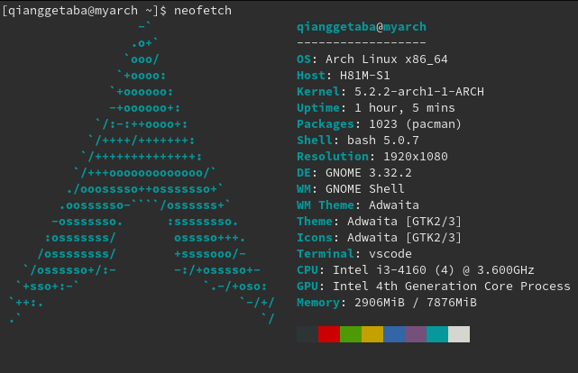 neofetch